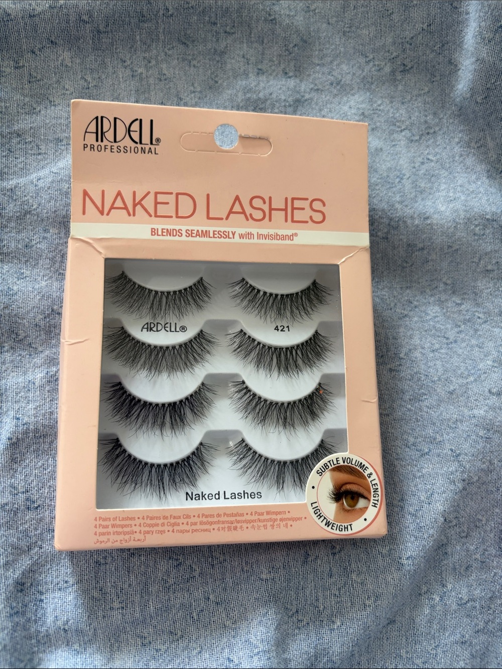 Ardell Naked Lashes in Pink and Black Packaging